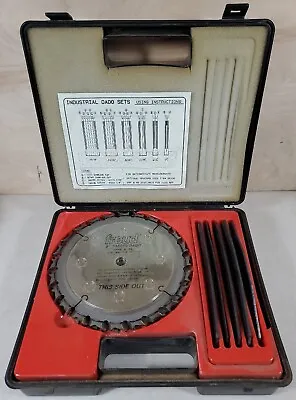 Vintage FREUD D308M Safety Dado Blade Set 8  Diameter 24 Teeth - Italy • $69.99