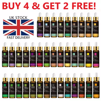 £3.99 • Buy Essential Oils Natural Pure Aromatherapy Essential Oil Fragrances Diffuser 10ml