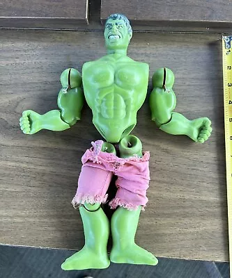 Vintage 1978 Marvel Comics Incredible Hulk Mego With Shorts Action Figure 12 In • $25