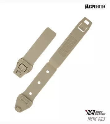 Maxpedition TacTie PJC3 TAN Pack Of 6 Polymer Joining Clips #PJC3TAN • £10.99