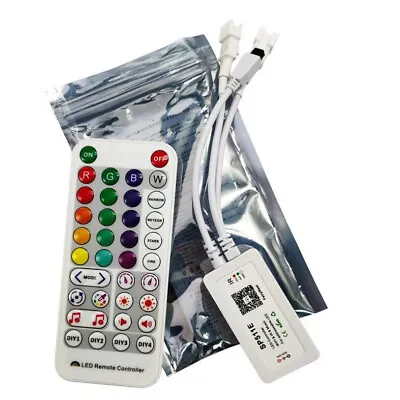 SP511E WiFi Music LED Controller For WS2812B WS2811 Addressable RGB Pixel Lights • $17.99