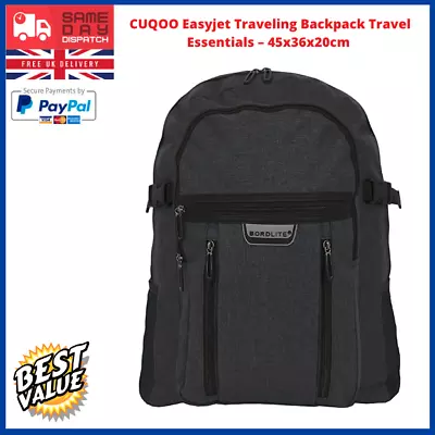 Cabin Bag 45x36x20cm Hand Luggage Carry On Shoulder Bag Laptop 30L Backpack  • £11.99