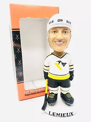 Mario Lemieux Penguins Hand Painted AGP Bobble PENS MARIO AGP BOBBLE ORIG BOX • $35