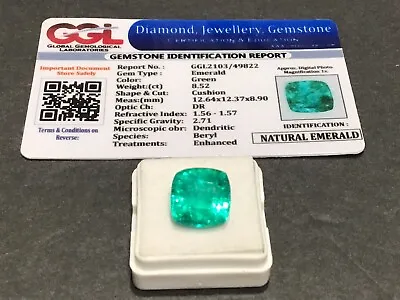 8.52 Cts. Natural Muzo Colombian Emerald  FAST SHIPPING FROM USA Lot 1111 • $29.99