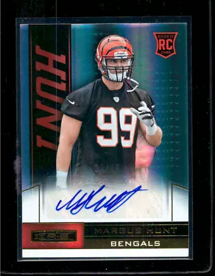 2013  Panini Rookies & Stars #  162  Margus Hunt    RC DE  Auto  20/49  Bengals • $10