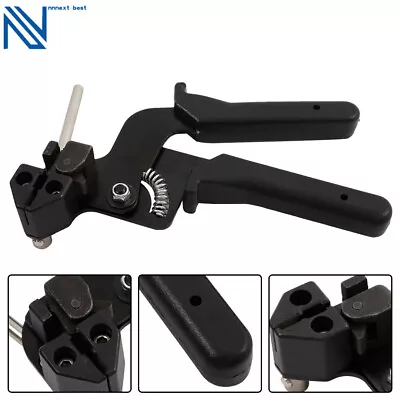 Steel Cable Tie Gun Heavy Duty Stainless Auto Tightener Tensioner Cutter AU • $27.45