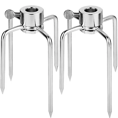 Stainless Steel Rotisserie Forks - Thicker & Heavy Duty Grill Rotisserie Meat... • $33.92