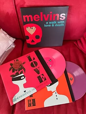 Walk With Love And Death Melvins Alt Punk Rock LP Colored Vinyl Pink & Violet • $34.99