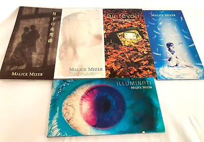 MALICE MIZER 8cm/3inch CDs Set Of 5 Au Revoir/illuminati/Gekka/le Ciel/bel Air • $75