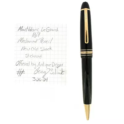 Circa 1997 Montblanc 167 Legrand Continuous Twist Pencil Stickered Never Used • $425