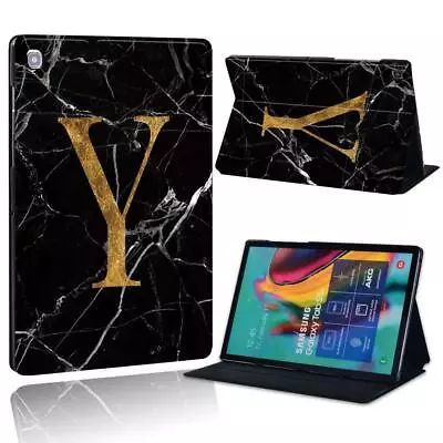 Initial Leather Stand Cover Case For Samsung Galaxy Tab A9 8.7 (2023) X110 X115 • £7.92