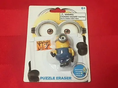 Despicable Me 2 Puzzle Eraser Minion Toy NEW • $5.99