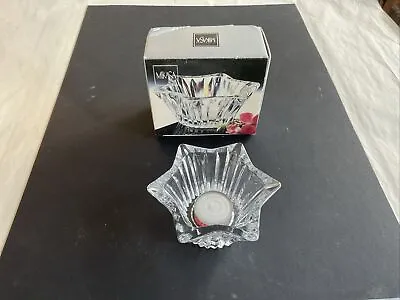 MIKASA DIAMOND FIRE 5” Votive Holder In Box - Crystal Clear • $7