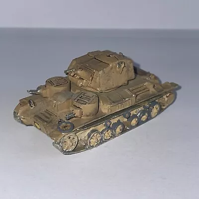 WWII BRITISH TANK NORTH AFRICA - 1/76 Scale - Built & Painted - 66080 • £10.99