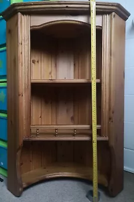£35 • Buy Beautiful Pine Wall Mounted Corner Shelf Unit.