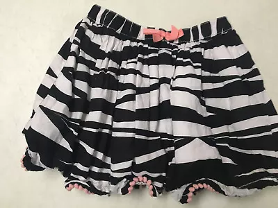 Gymboree  Animal Party Zebra Striped Cotton Skirt  Girls  Sz   6  • $6.29