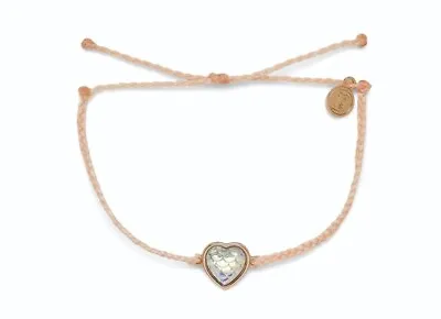 Pura Vida MERMAID HEART CHARM BRACELET- Vanilla/ FAST FREE SHIPPING  • $22.99