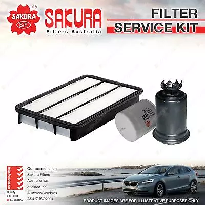 Oil Air Fuel Filter Kit For Holden Apollo JM JP 2.2L 5SFE DOHC 16V Petrol 4Cyl • $51.96