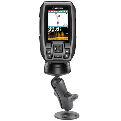 RAM Composite Double Ball Mount With Hardware For Garmin Striker + More • £33.99