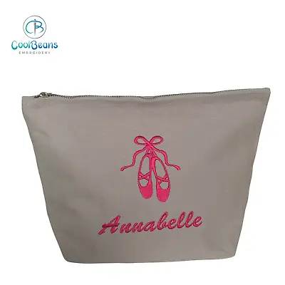 Dance Make Up Bag - Personalised - Accessory Bag - Ballet Shoes  • £8.99