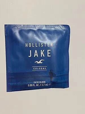 Hollister Mens Jake Eau De Cologne 2.7ml Sample Size • £4.26