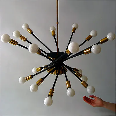 Stilnovo Mid-century Modern Design Sputnik Chandelier Pendent Lamp Eames Era • $14999.99