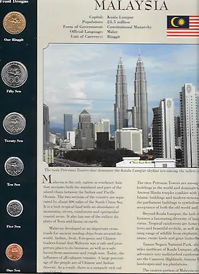 Coins Around The World  Malaysia 1995-2004 1 Ringgit 1995 1102050 Sen 2004 • $22.44