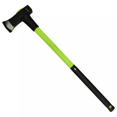 6lb 96oz Axe Fibreglass Handle Hammer Log Splitter Maul Steel Non Jam Head AX004 • £18.99