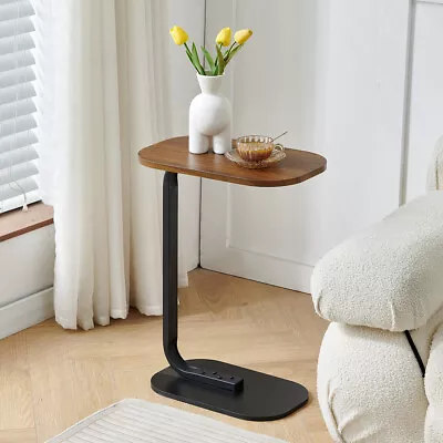 C Shaped Side Table For Sofa Coffee End Tables For Living Room Bedside Tables • £22.99