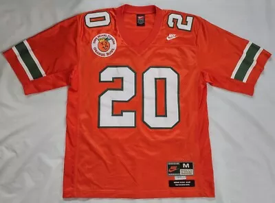 Nike 1984 Orange Bowl University Of Miami #20 Berni Kosar Football Jersey Size M • $399.99