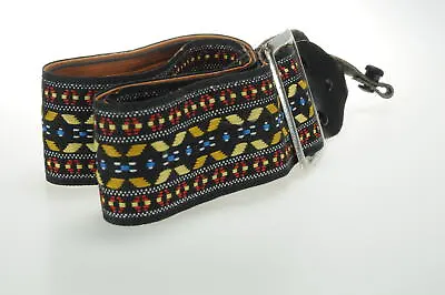 Retro Vintage 70s Wide Woven Retro Hippie SLR/DSLR Camera Neck Strap #G089 • $19.84