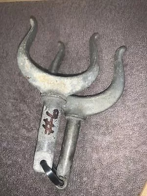 Vintage Galvanized Metal Oar Lock Holders For Row Boat #6 • $25.19