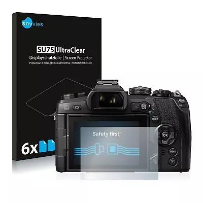 Olympus OM-D E-M1 Mark II  6 X Transparent ULTRA Clear Camera Screen Protector • $23.74