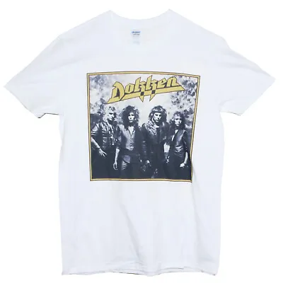 Dokken Heavy Metal Glam Rock Poster T Shirt Unisex Mens Short Sleeve • £13.99