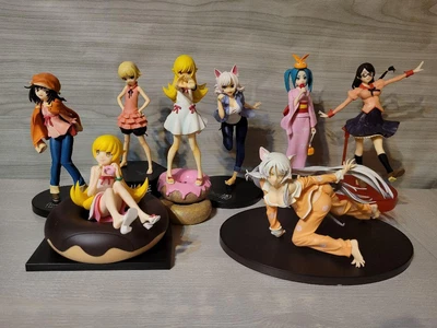 £160.13 • Buy Bakemonogatari Figure Lot Of 8 Set Sale Nadeko Shinobu Oshino Hanekawa Etc.