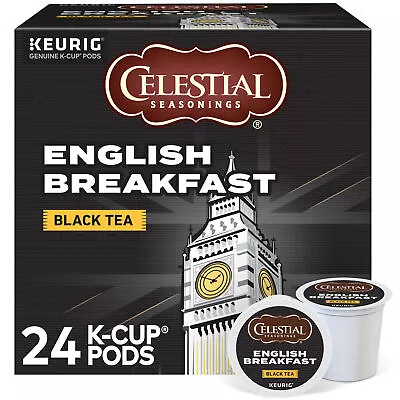 Celestial Seasonings English Breakfast Tea Keurig K-Cup Pod 24 Count • $13.99