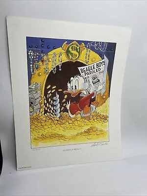 Carl Barks Invasion Of Privacy Lithograph Signed Numbered 83/300 LE Donald Bh • $599.99