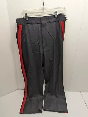 Vintage DeMoulin Bros Mens Size 30 Marching Band Pants Black And Red • $15.96