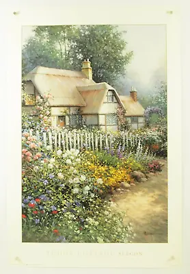 £18.40 • Buy SERGON Tudor Cottage ~ High Quality Offset Lithograph Poster Print 24x36 Kincade