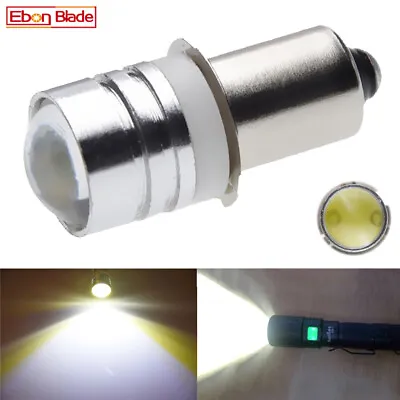 P13.5S COB 1W Led Flashlight Torch Bulb Light Lamp White 3V 6V 12V 18V 24V 30V • £3.59