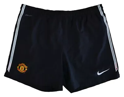 Manchester United 2010/2011 Home Football Shorts Jersey Nike Size M Adult • $15.29