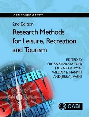 Research Methods For Leisure Recreation And Tourism • $22.35