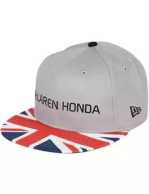 New Era Mclaren Honda Britain Cap In Grey/Flag Print • £13.99