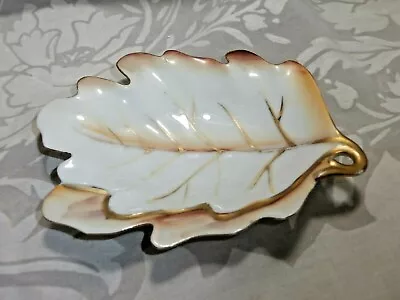Small Porcelain Figural Leaf Trinket Pin Dish Ucagco China Occupied Japan • $12.95