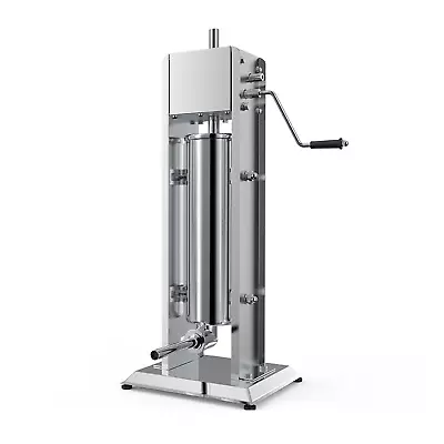 $339.99 • Buy 7L Manual Vertical Sausage Filler - Stainless Stuffer Meat Press Machine
