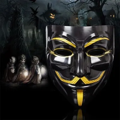 V For Vendetta Mask Fawkes Anonymous Props For Halloween Party Cosplay Costume • $26.04