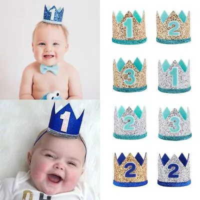 Photo Props Floral Headwear Baby Birthday Hat Party Headdress Crown Hair Band • $12.66