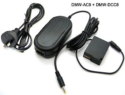 AC Adapter Charger For Panasonic Lumix DMC-FZ200 DMC-FZ300 DMC-FZ1000 DMC-FZ2500 • $32.88