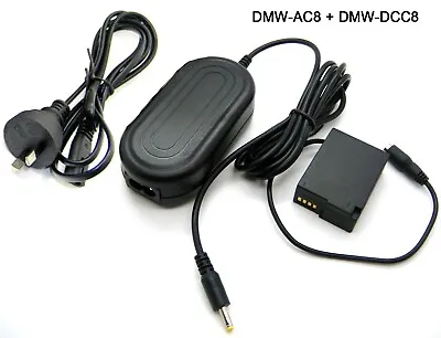 AC Adapter Power Charger For Panasonic Lumix DMC-GH2 H DMC-GH2K DMC-G7 DMC-GX8 H • $32.88