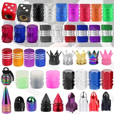 $4.04 • Buy 4 Pcs Tyre Valve Caps Stems Wheel Tire Truck Cover Bike Screw Motorbike Dust Air